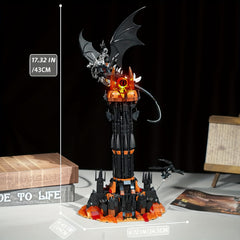 Dark Tower Building Set with Magic Ring and Beast Architecture
