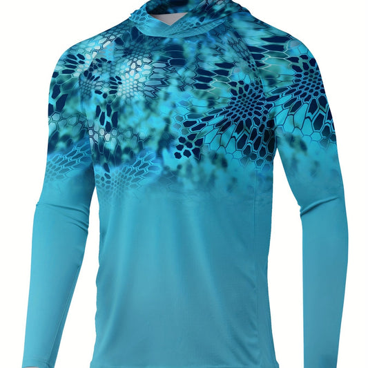 Men's Sun Protection Hoodie Long Sleeve Quick Dry Tops