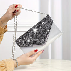 Sparkling Evening Clutch Purse Elegant Handbag for Weddings and Parties