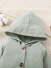 Hooded Romper for Baby Boys and Girls