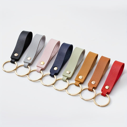 Classic Leather Keychain For Men Bag Charm