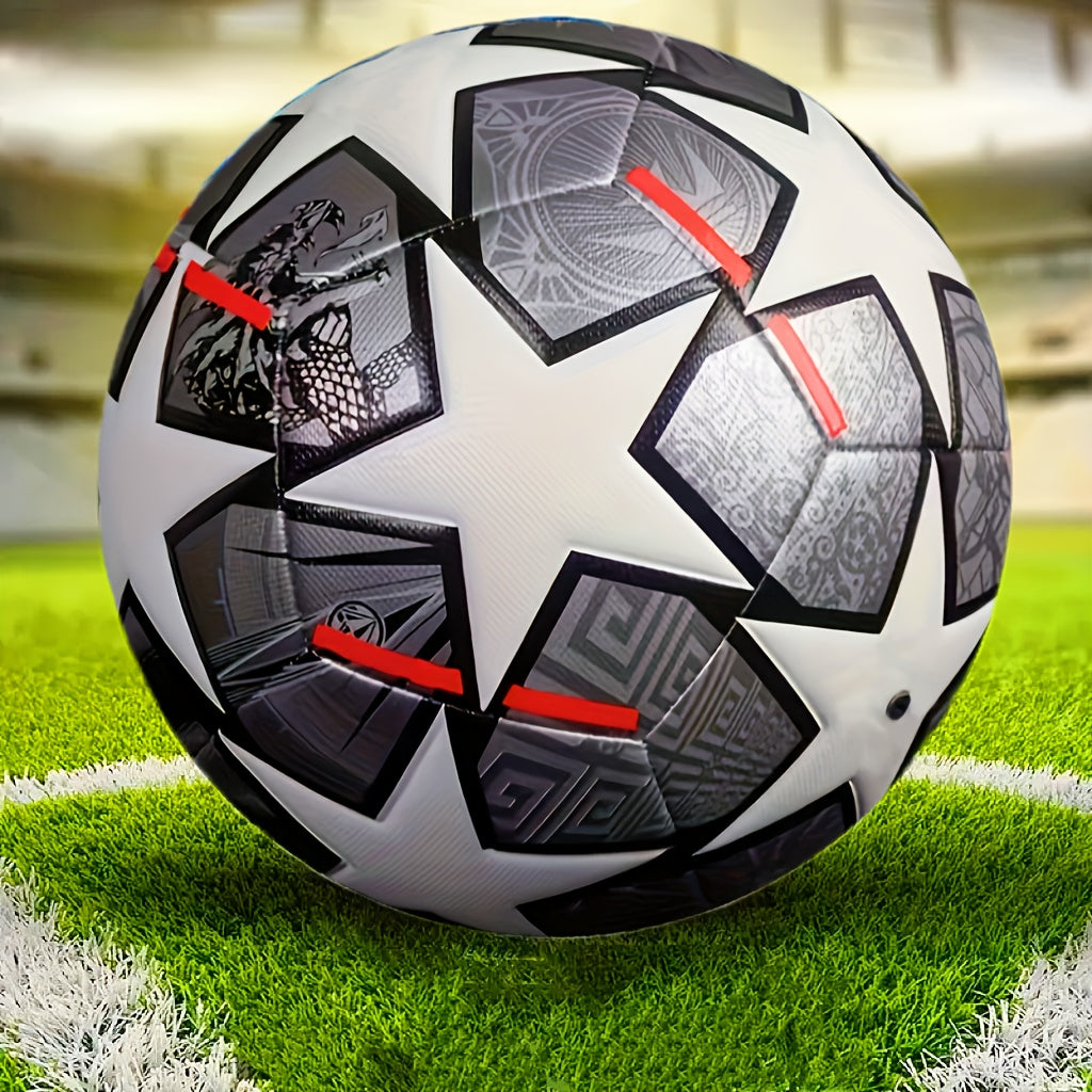 Standard No 5 Soccer Ball PU Football for Outdoor Training