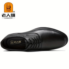 Men's Leather Smart Casual Walking Shoes for Daily & Formal Wear
