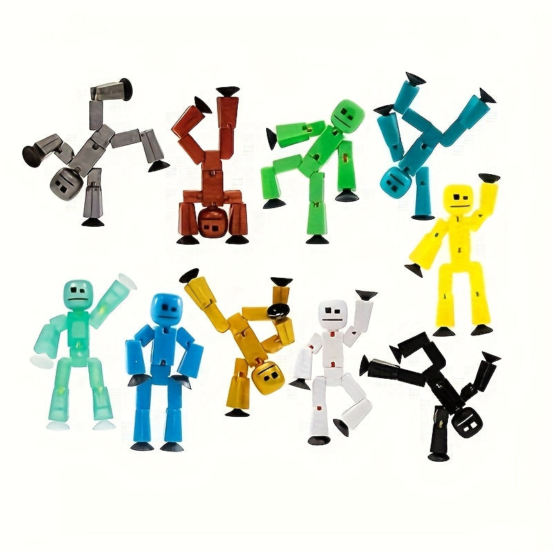 2pcs Sticky Robot Toys Action Figures for Kids 3+ Years Old