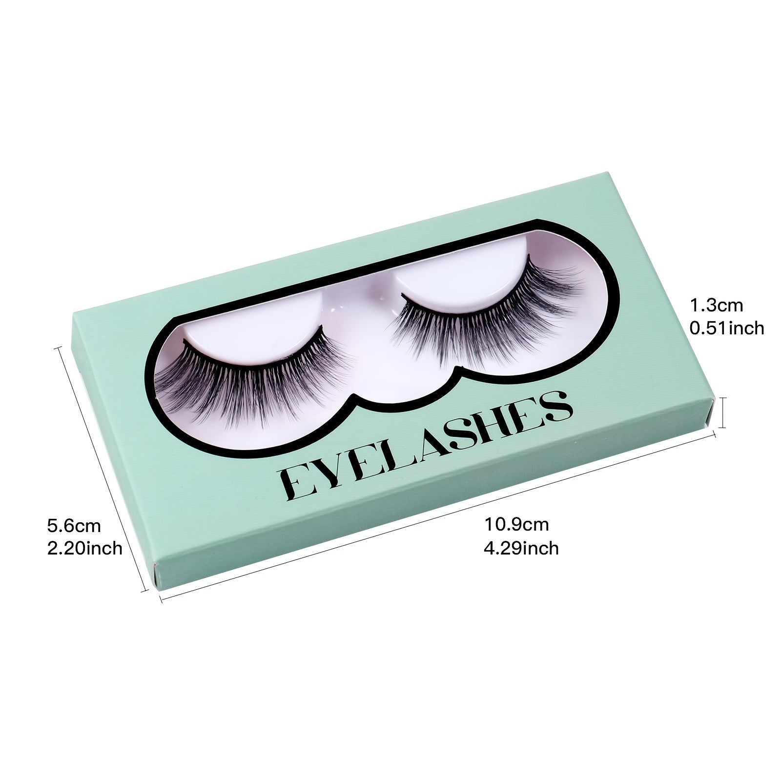 3D Chem Fiber False Eyelashes Thick Curling Messy Simulated Reusable
