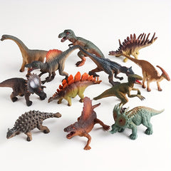 12pcs Medium Dinosaur Set Action Doll Educational Models