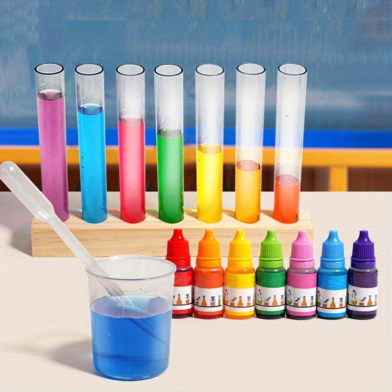 Kids Mixing Test Tube Experiment Kit Educational Sensory Learning Set