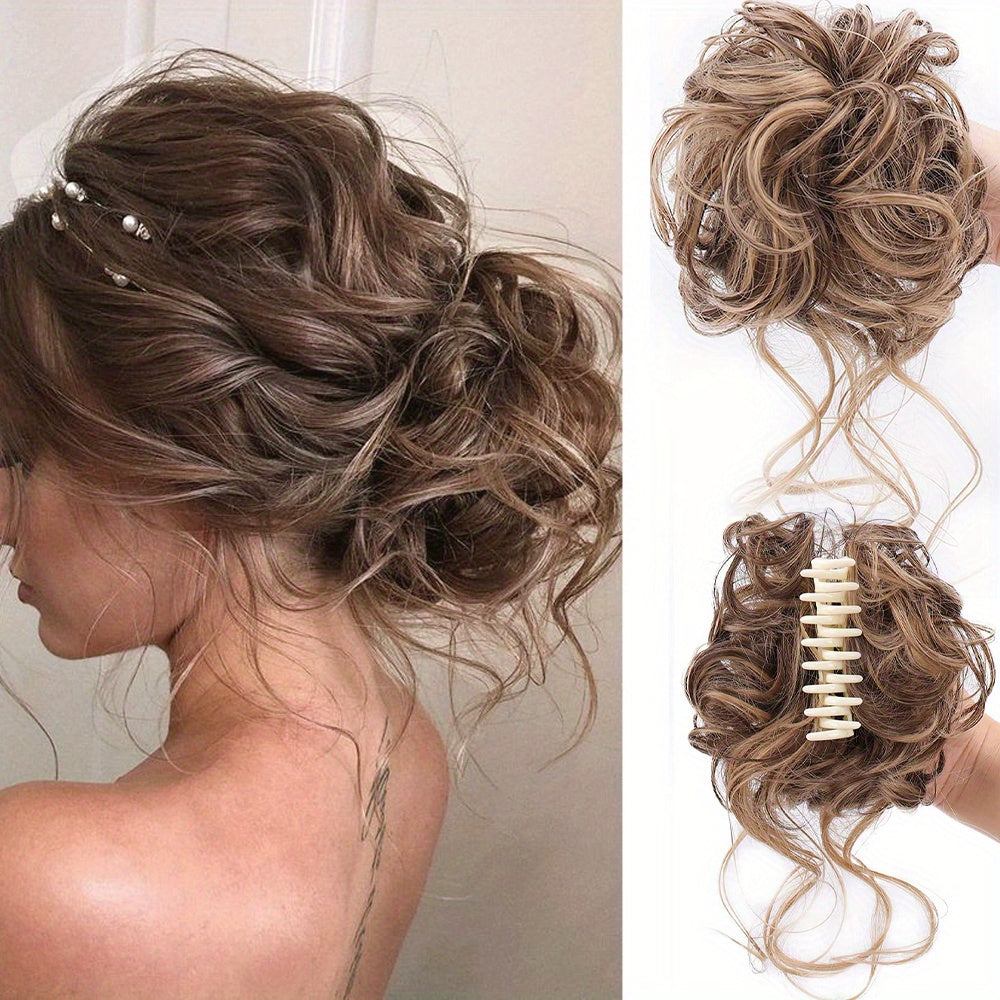 Curly Wavy Synthetic Hair Scrunchies Extensions For Women