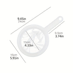 Ultra Fine Mesh Strainer Nylon Filter Spoon For Soy Milk Coffee Yogurt 400 Mesh