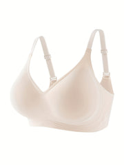 3pcs Seamless Wireless Bras Comfy & Breathable Everyday Bra Women's Lingerie