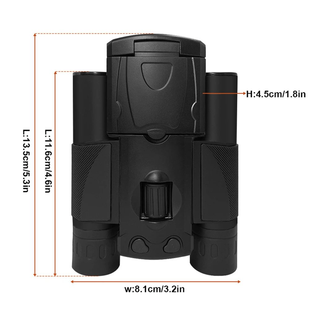 Night Vision Binoculars 8X25mm Auto Focus HD Infrared Large Objective