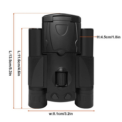 Night Vision Binoculars 8X25mm Auto Focus HD Infrared Large Objective