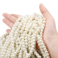 100pcs Glass Pearl Beads for DIY Jewelry Making