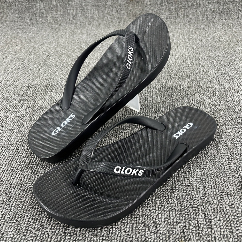 Men's Slip On Flip Flops Casual Outdoor Beach Walking Shoes