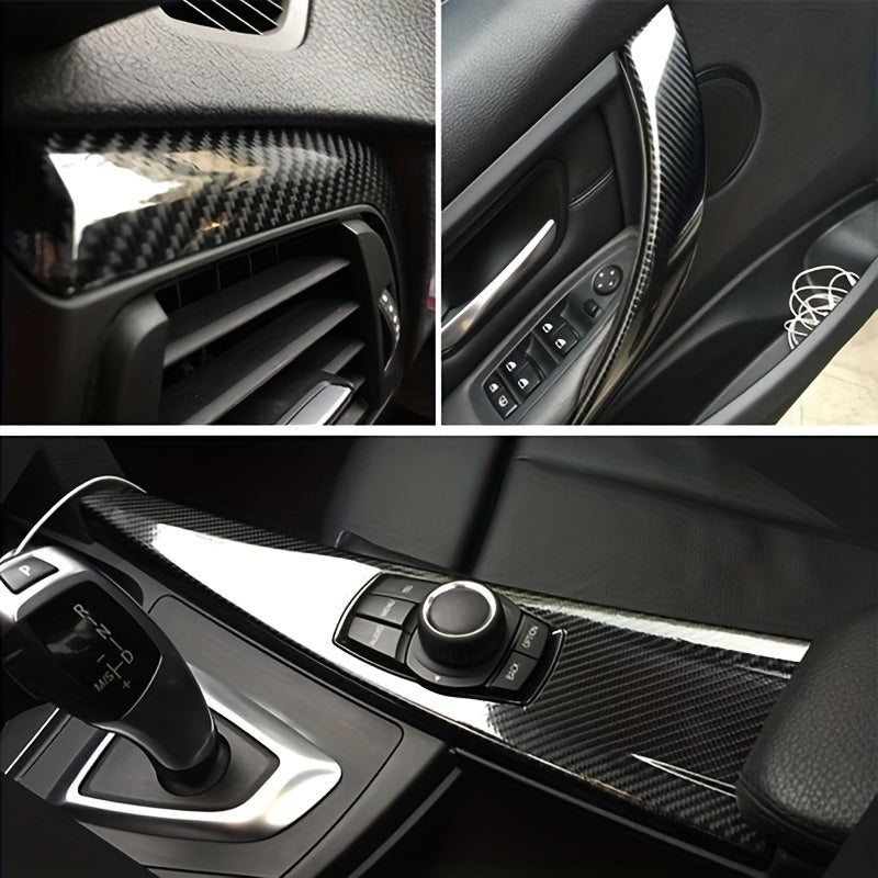 Car Carbon Fiber Stickers 5D Carbon Fiber Film Car Interior Stickers