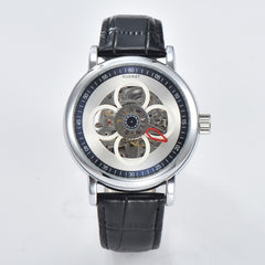 KUERST Butterfly Double Snap Automatic Mechanical Watch Waterproof Four Leaf Fac