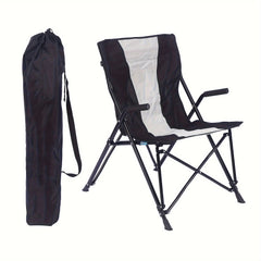 Portable Beach Chair Folding Backrest Chair Camping Fishing