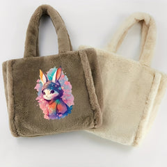 Colorful Rabbit Heat Transfer Patches for Men - Washable and Soft