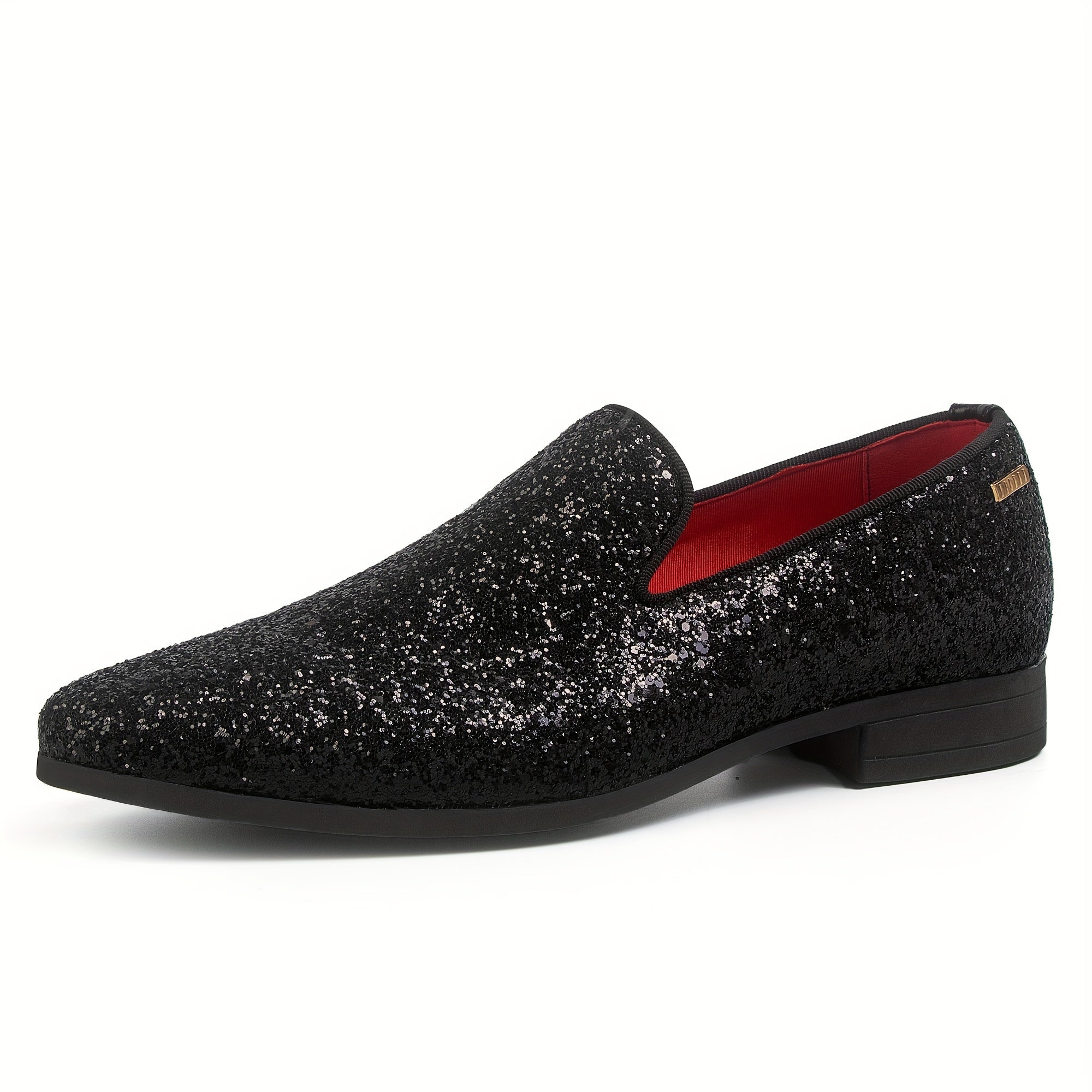 Men's Glittering Slip On Loafers Smart Casual Shoes