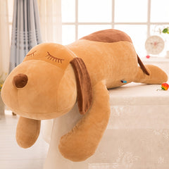 Simulation Lying Dog Plush Toy Sleeping Pillow Long Dog Pillow