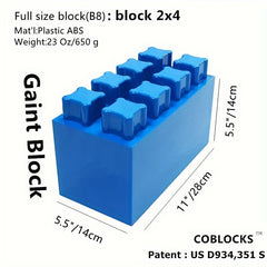Large Building Block Set Waterproof Anti Slip Interchangeable Construction