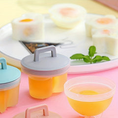 4pcs Mini Egg Boilers for Home Parties and Kitchen Accessories
