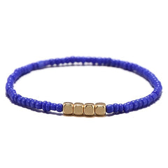 Boho Style Rice Beads Multicolor Bracelet