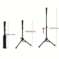 Adjustable Portable Baseball Batting Tee Softball Practice for Daily Use