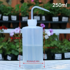 1pc 250ml Plastic Washing Bottle with Curved Spout