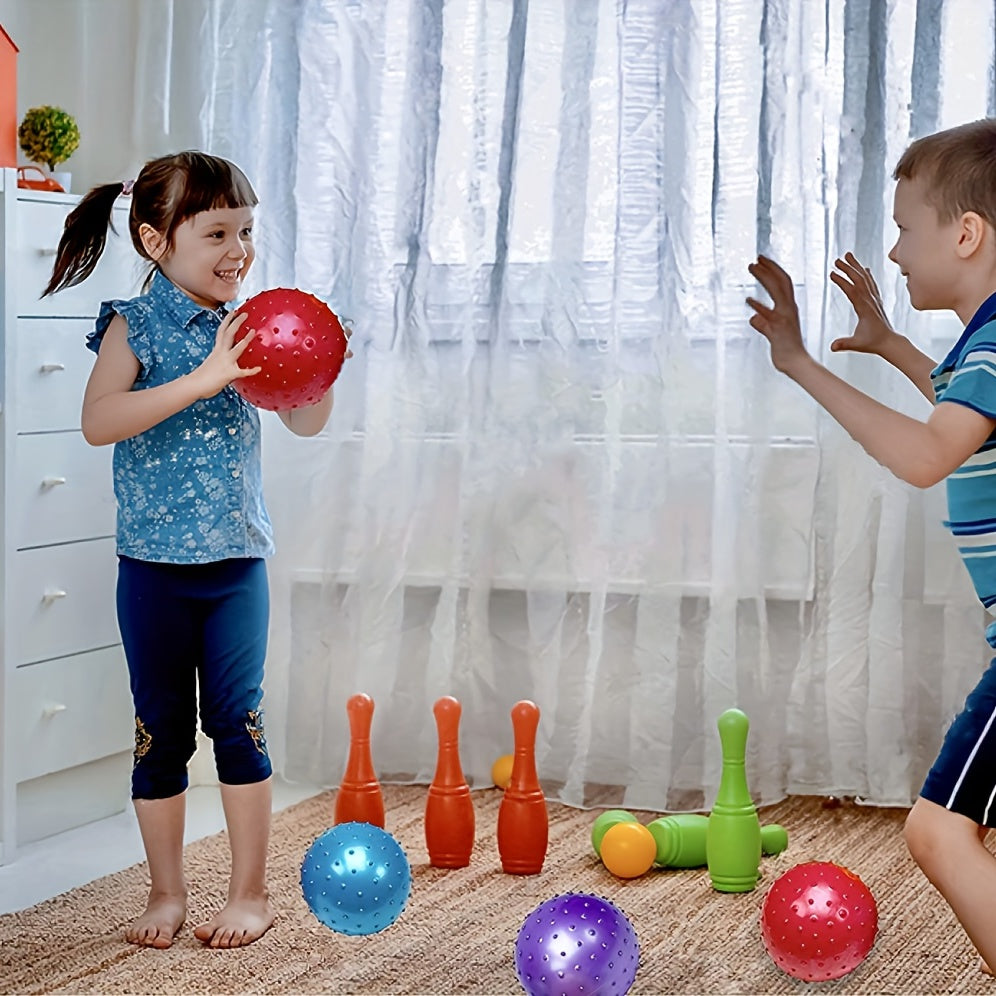 Inflatable Knobby Bouncy Massage Balls for Toddlers