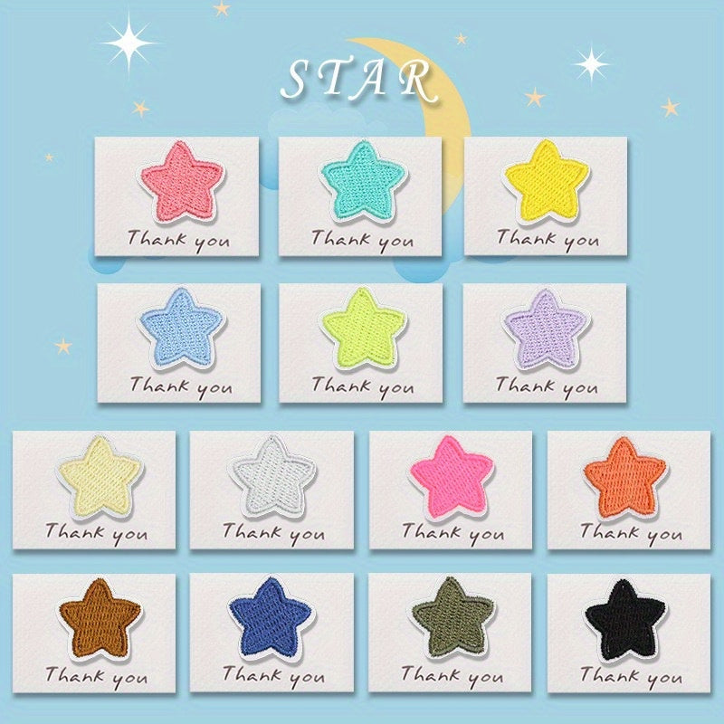 14pcs Embroidery Patches for Clothing Shoes Bags Notebooks
