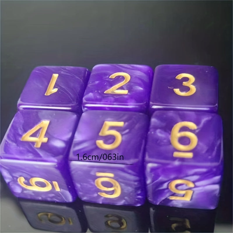 Digital Dice Purple Pyramid 4 6 8 10 12 20 Sided Board Game