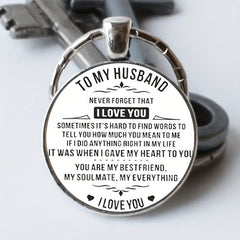 Men's Vintage Love Letter Keychain