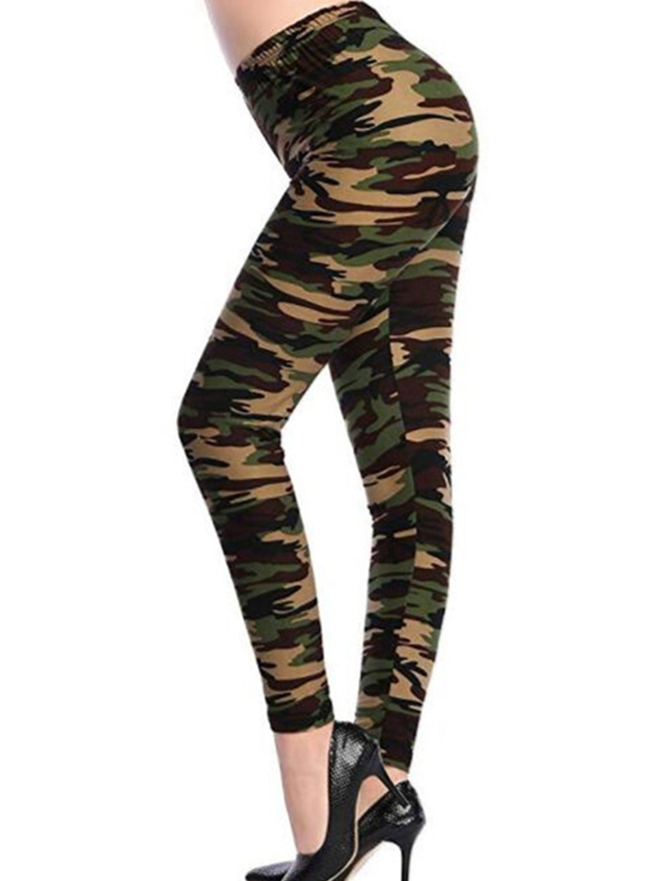 Floral Printed High Waist Yoga Pants