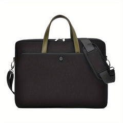 Water Resistant Laptop Bag with Shock Absorbing Liner Detachable Shoulder Strap