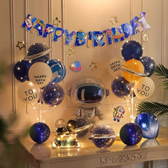 Rocket & Astronaut Balloons, Holiday Party Decorations