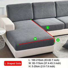 Waterproof Jacquard Sofa Slipcover Elastic Couch Cover