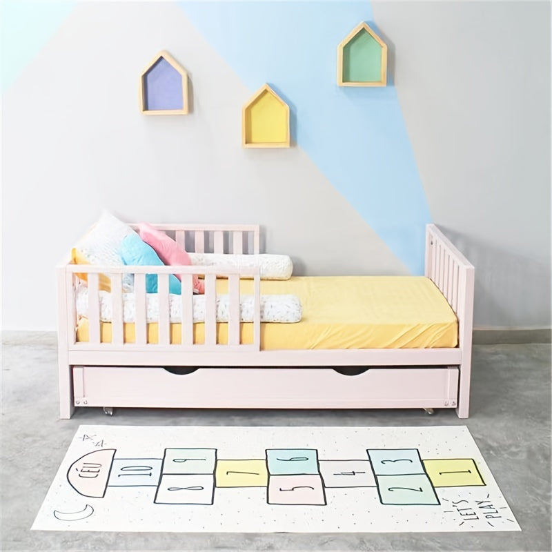 Nordic Jump Plaid Mats Rainbow Digital Carpet