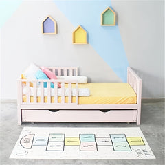Nordic Jump Plaid Mats Rainbow Digital Carpet