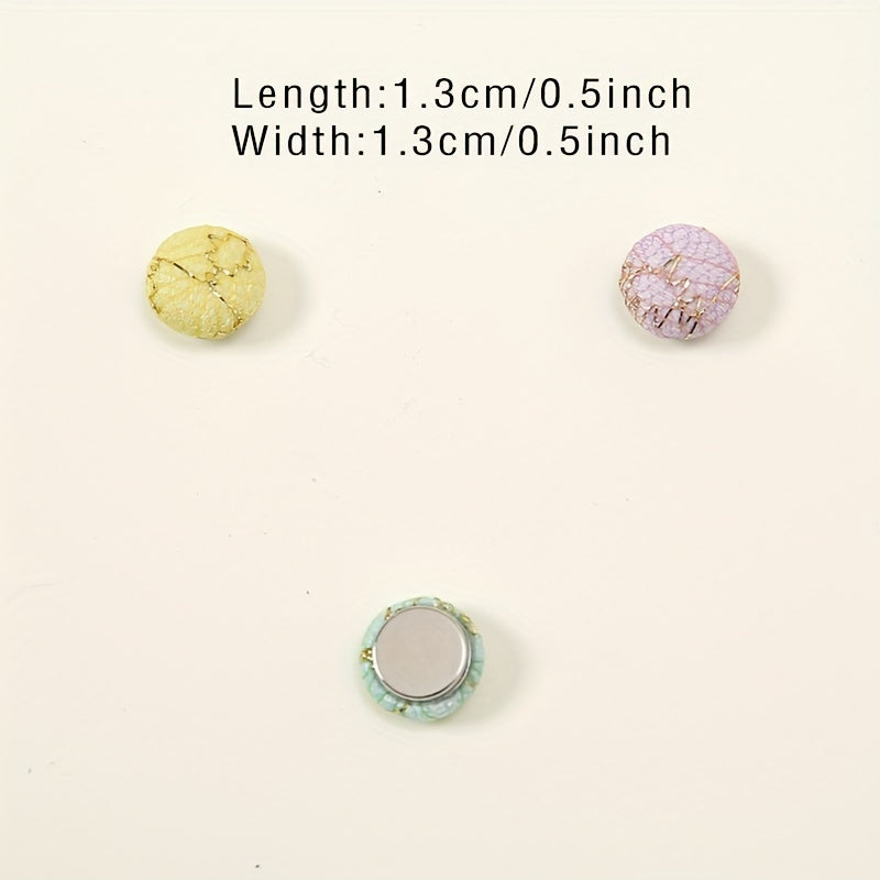 6pcs Magnet Buckle Hijab Pins Scarf Clip for Women