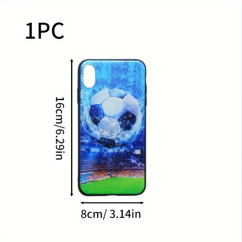 Football Print Drop Proof Full Body Protective Phone Case For IPhone