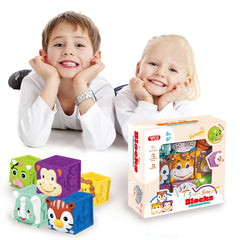 Soft Rubber Building Blocks for Kids