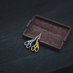Vintage Scissors Mini Dollhouse Accessory Retro Style Crafting Tool