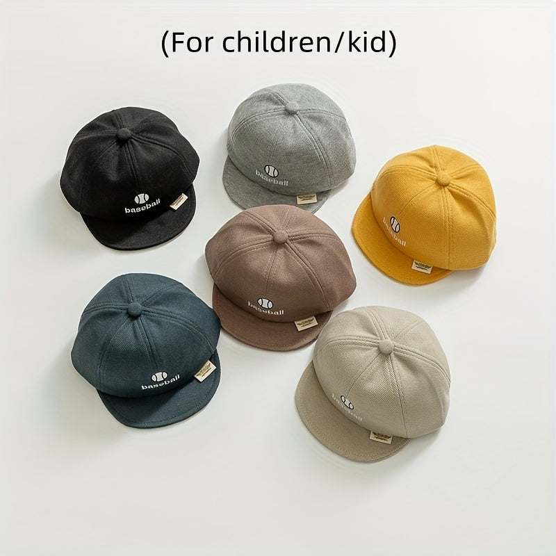 Embroidered Sun Protection Baseball Cap for Kids