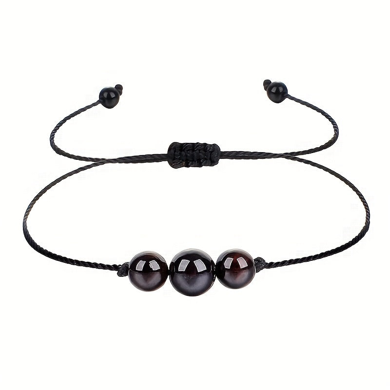 Colorful Energy Stone Yoga Crystal Stone Beaded Bracelet Chakra Amethyst Garnet