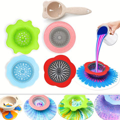 5pc Christmas Flower Painting Kit with Drainage Basket