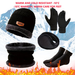 5pc Thermal Insulated Winter Warmth Set Extreme Cold Weather Clothing