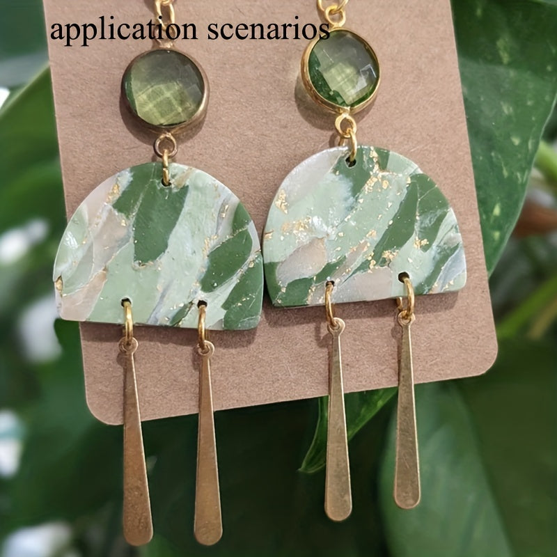 Copper Earring Accessories - Stick Shape Pendant - DIY Charms Decor