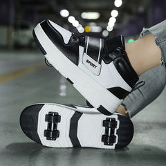 Chunky Skate Shoes Retractable Removable Playable
