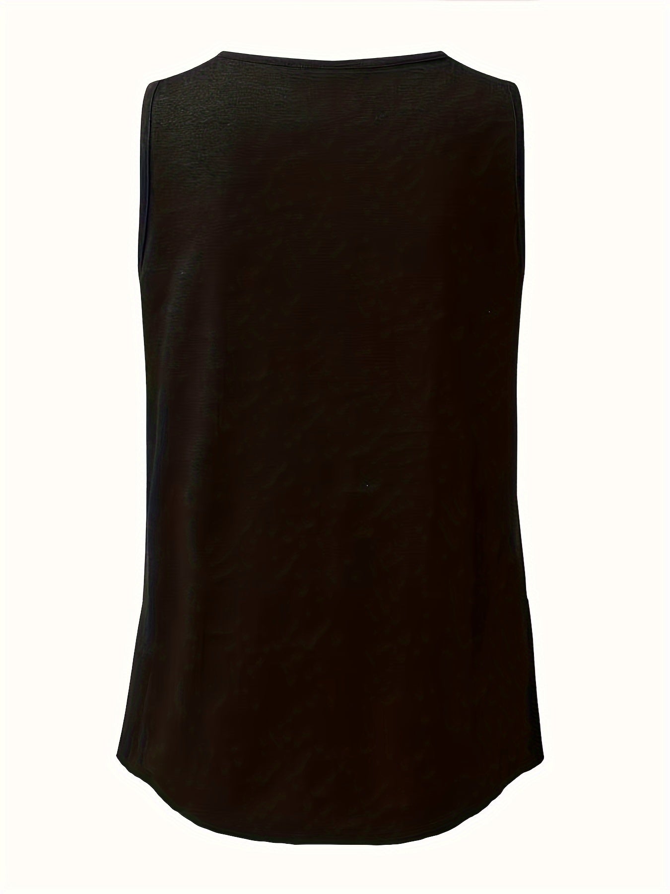  Solid Ruched Round Neck Tunic Vest Top